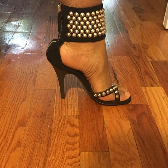 Giuseppe x Balmain Paris spiked black heel - Picture 8 of 8